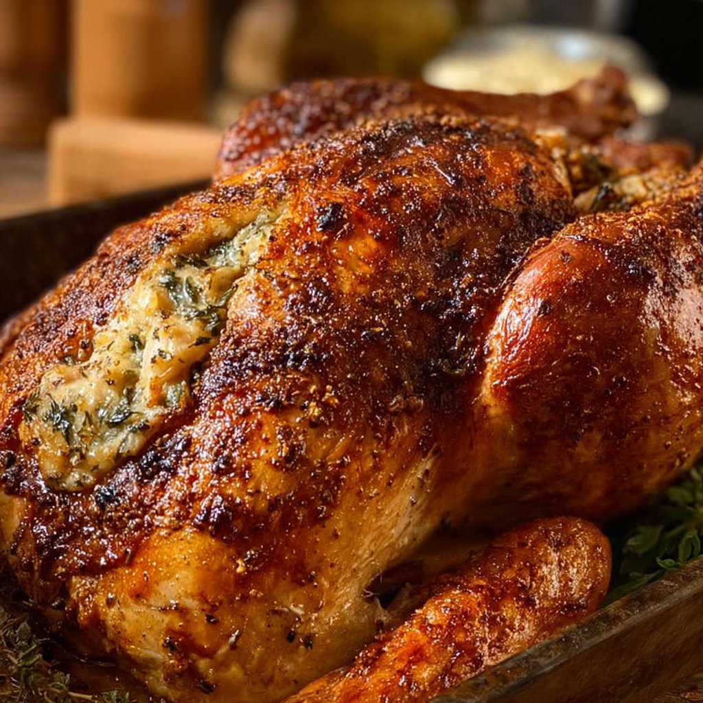 Oven Roasted Herb Butter Turkey