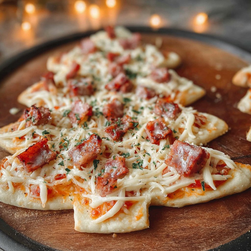 Christmas Tree Pizza