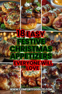 18 festive Christmas appetizers and party snacks easy, delicious holiday bites everyone will love.