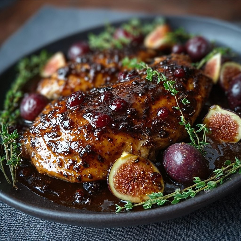 Balsamic Fig Glazed Chicken: An Amazing Ultimate Recipe
