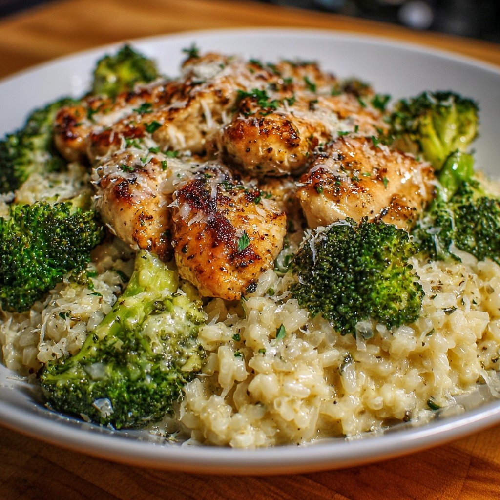 Creamy Parmesan Chicken and Broccoli Rice: A Delightful Meal!