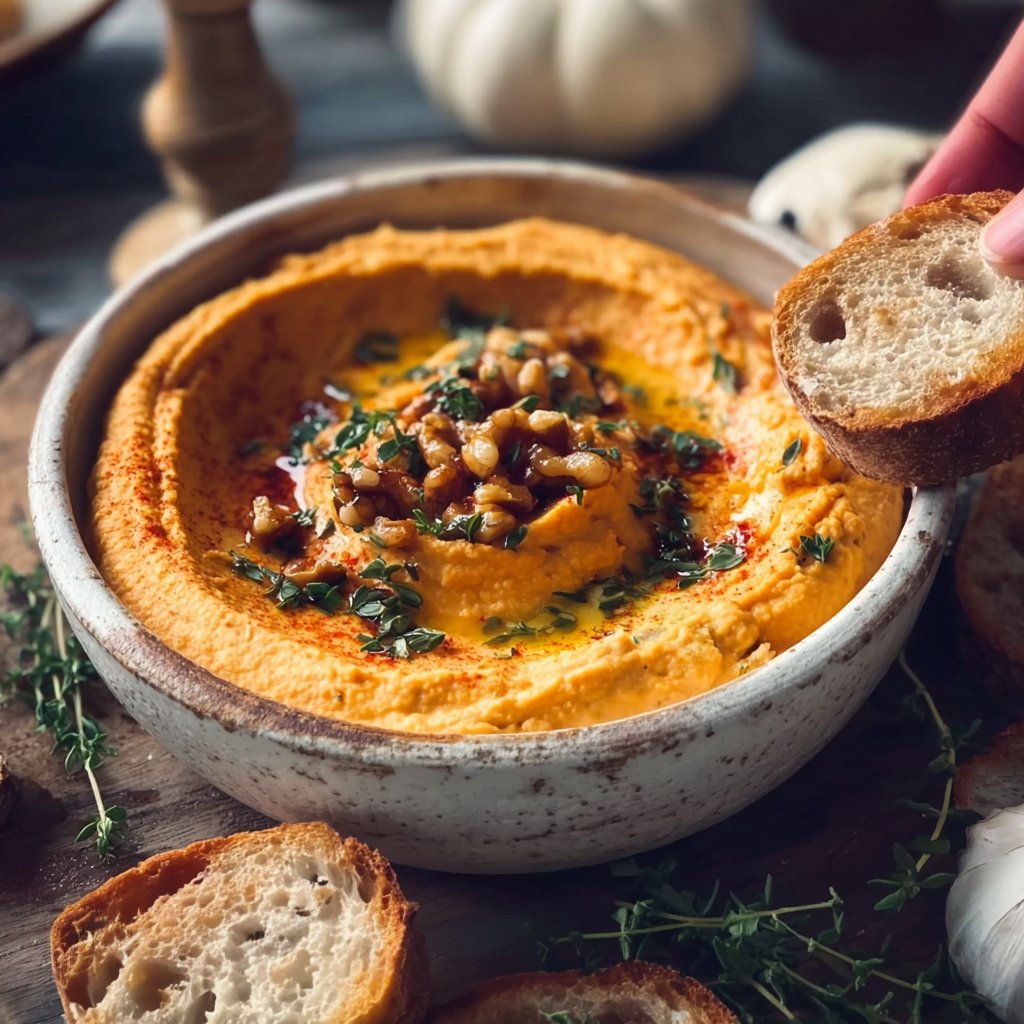 Pumpkin Whipped Feta Dip