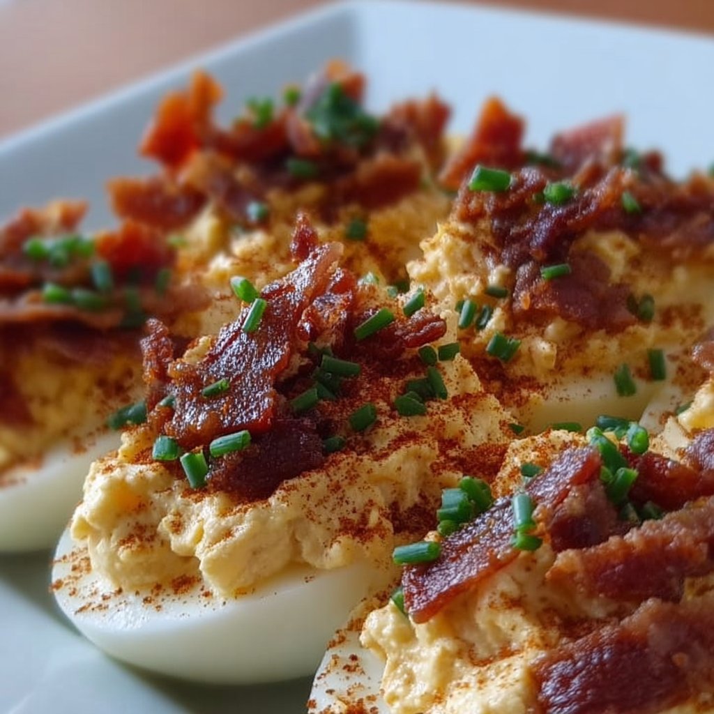 Million Dollar Bacon Deviled Eggs