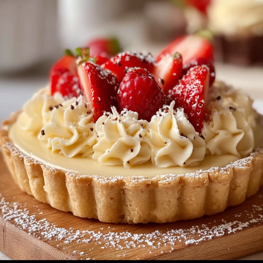 White Chocolate Mousse Tart