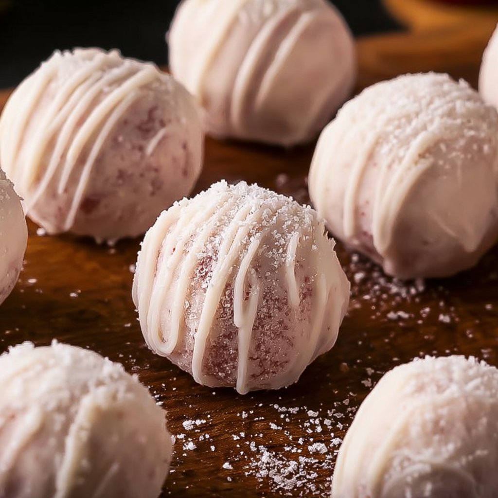 Pink Champagne Truffles