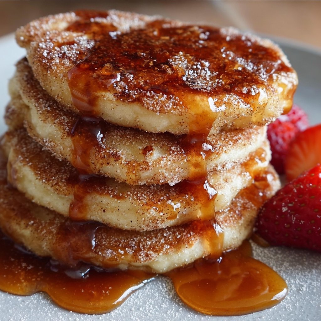 Spanish Churro-Inspired Pancakes: A Breakfast Delight!