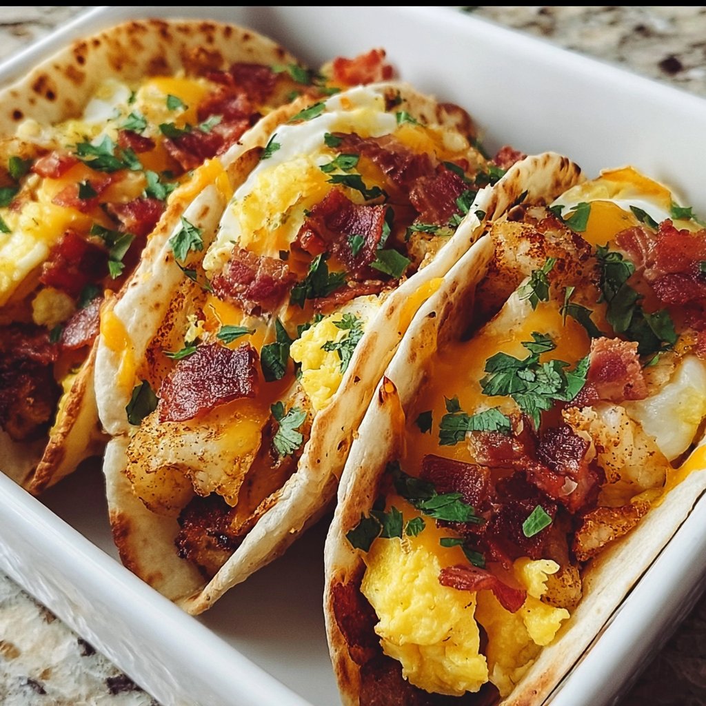 Tasty Baked Breakfast Tacos - Alright with Me