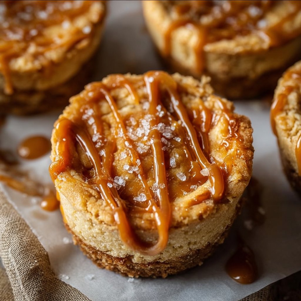 Salted Caramel Cheesecake Cookies