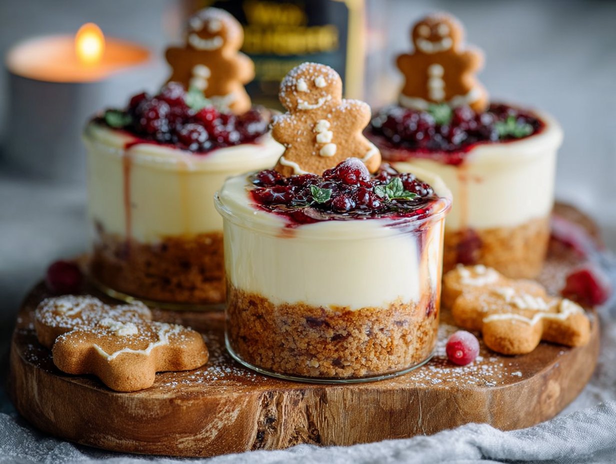 No-Bake White Chocolate Cheesecakes