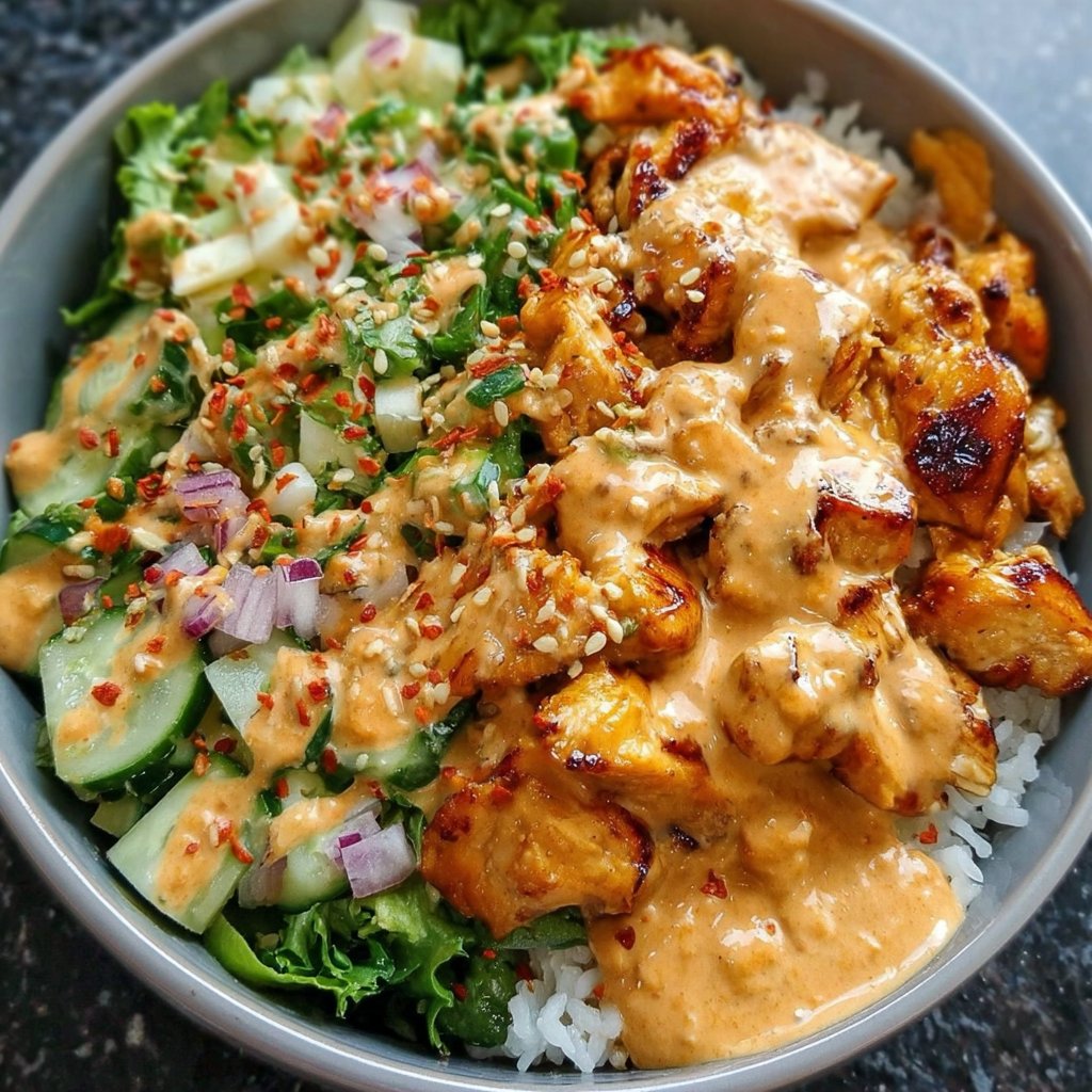 Bang Bang Chicken Bowl