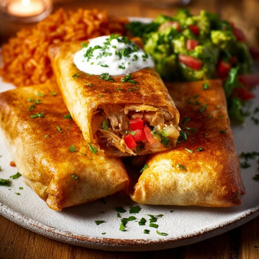 Chicken Chimichangas