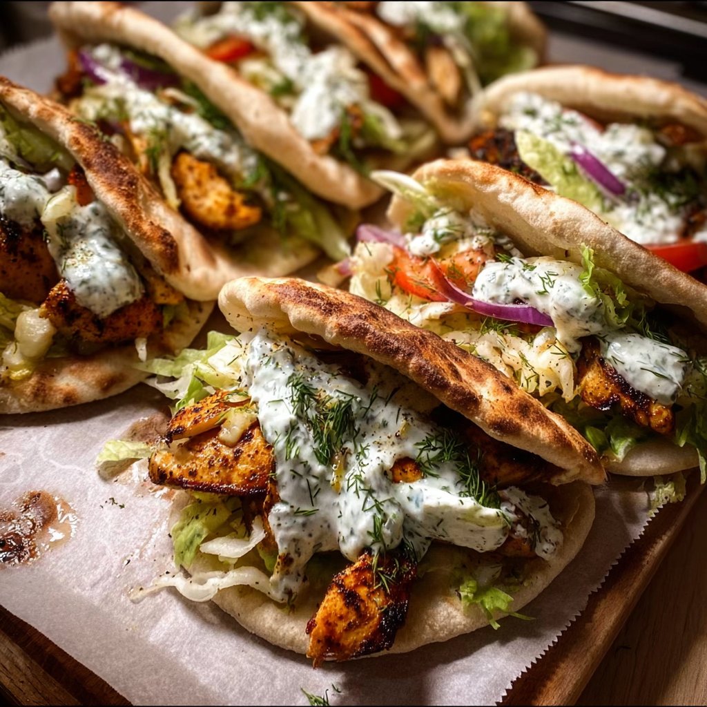Sheet Pan Chicken Pitas with Herby Ranch