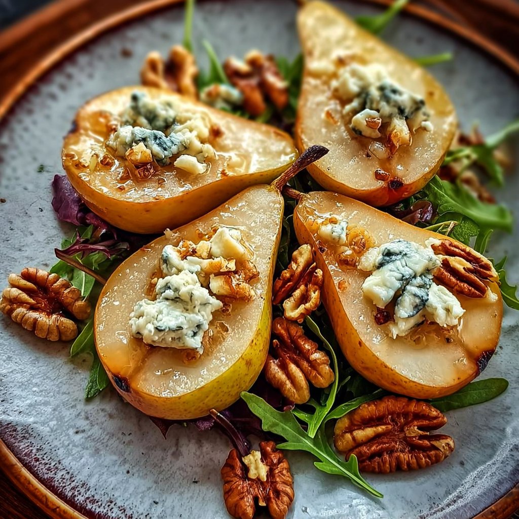 Pears and Blue Cheese Salad