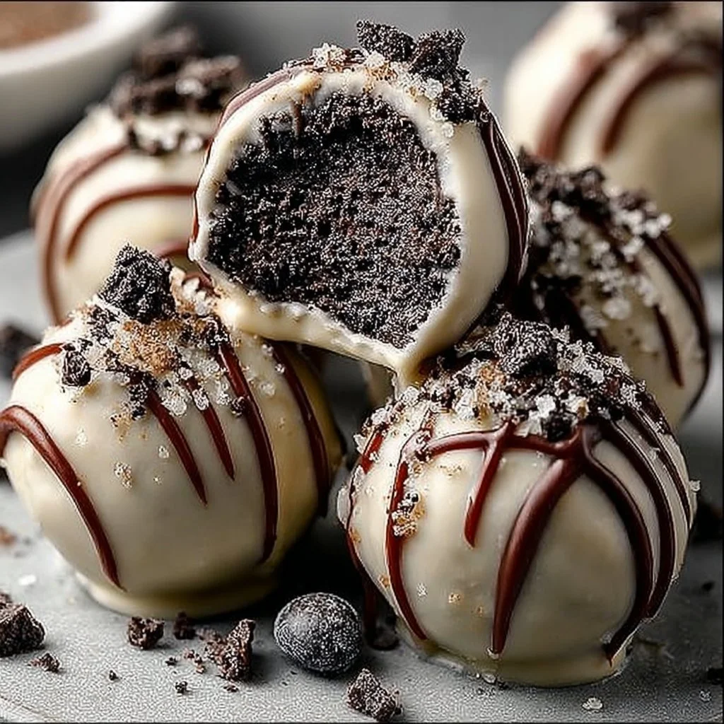 Delicious no-bake Oreo balls ready to enjoy as a sweet treat