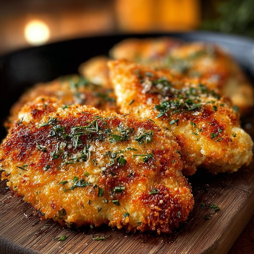 Air Fryer Parmesan Crusted Chicken