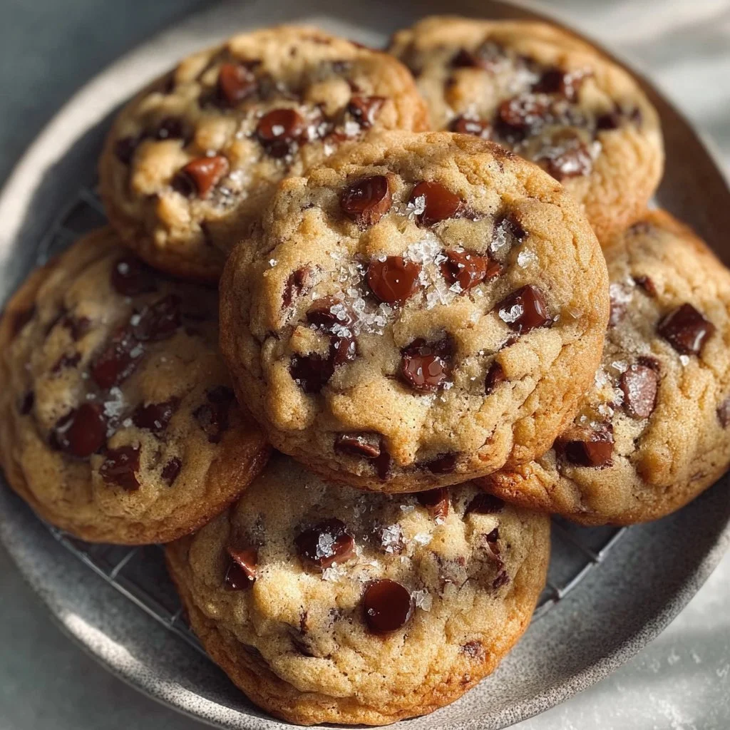 Jumbo bakery-style chocolate chip cookies fresh out of the oven