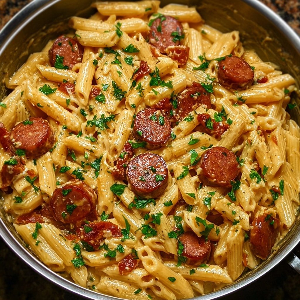 One Pot Kielbasa Pasta