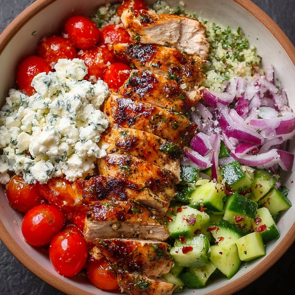 Greek Chicken Bowls