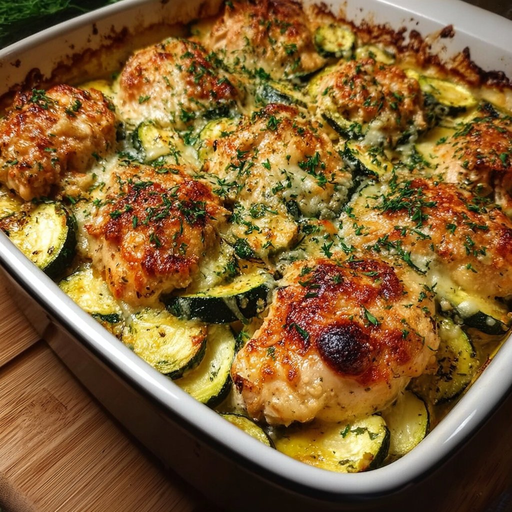 Easy Chicken Zucchini Bake