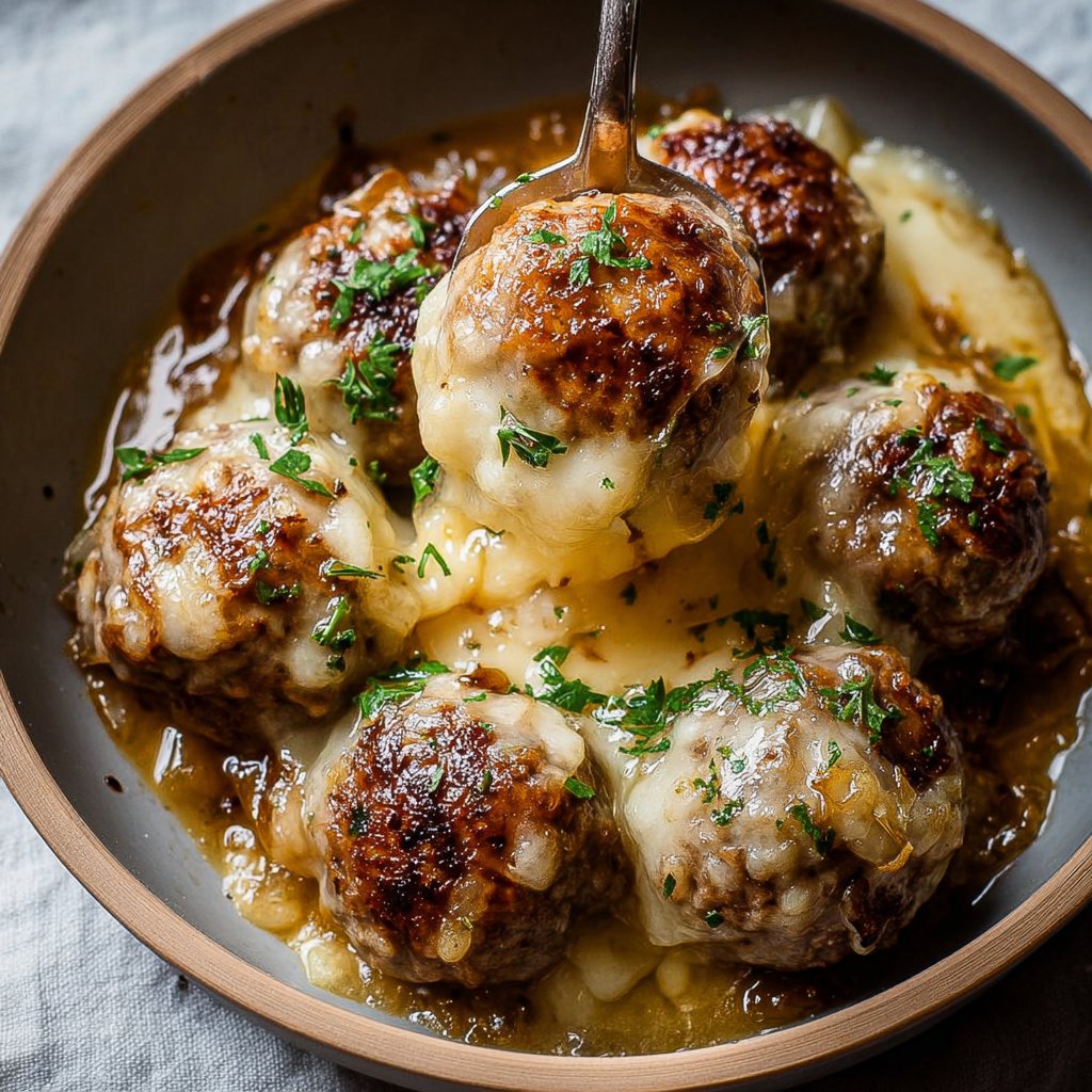 Cheesy French Onion Meatballs: The Ultimate Comfort Food Recipe