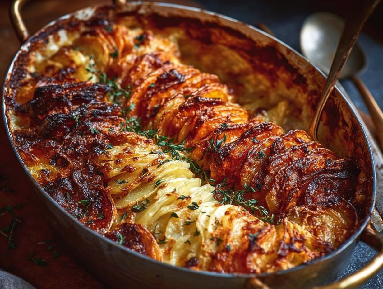 Cheesy Root Vegetable Gratin