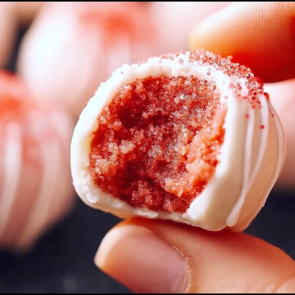 Delicious Pink Champagne Truffles in elegant packaging