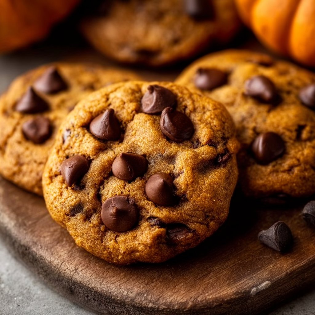 Pumpkin Chocolate Chip Cookies