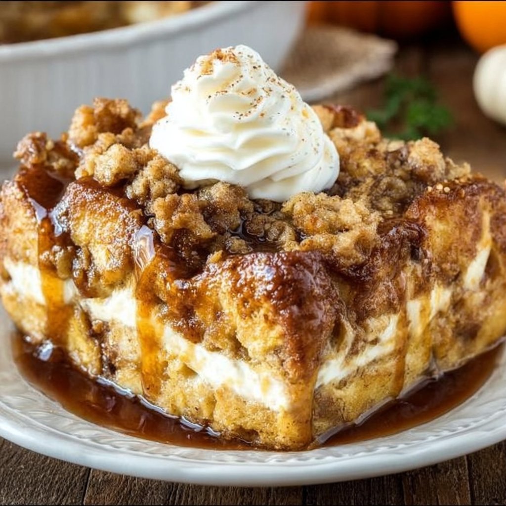 Pumpkin French Toast Casserole