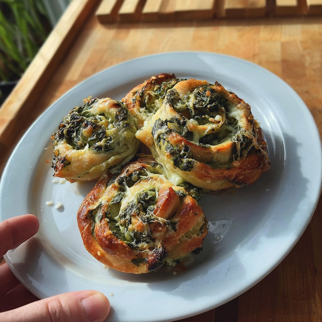 Spinach Artichoke Swirls