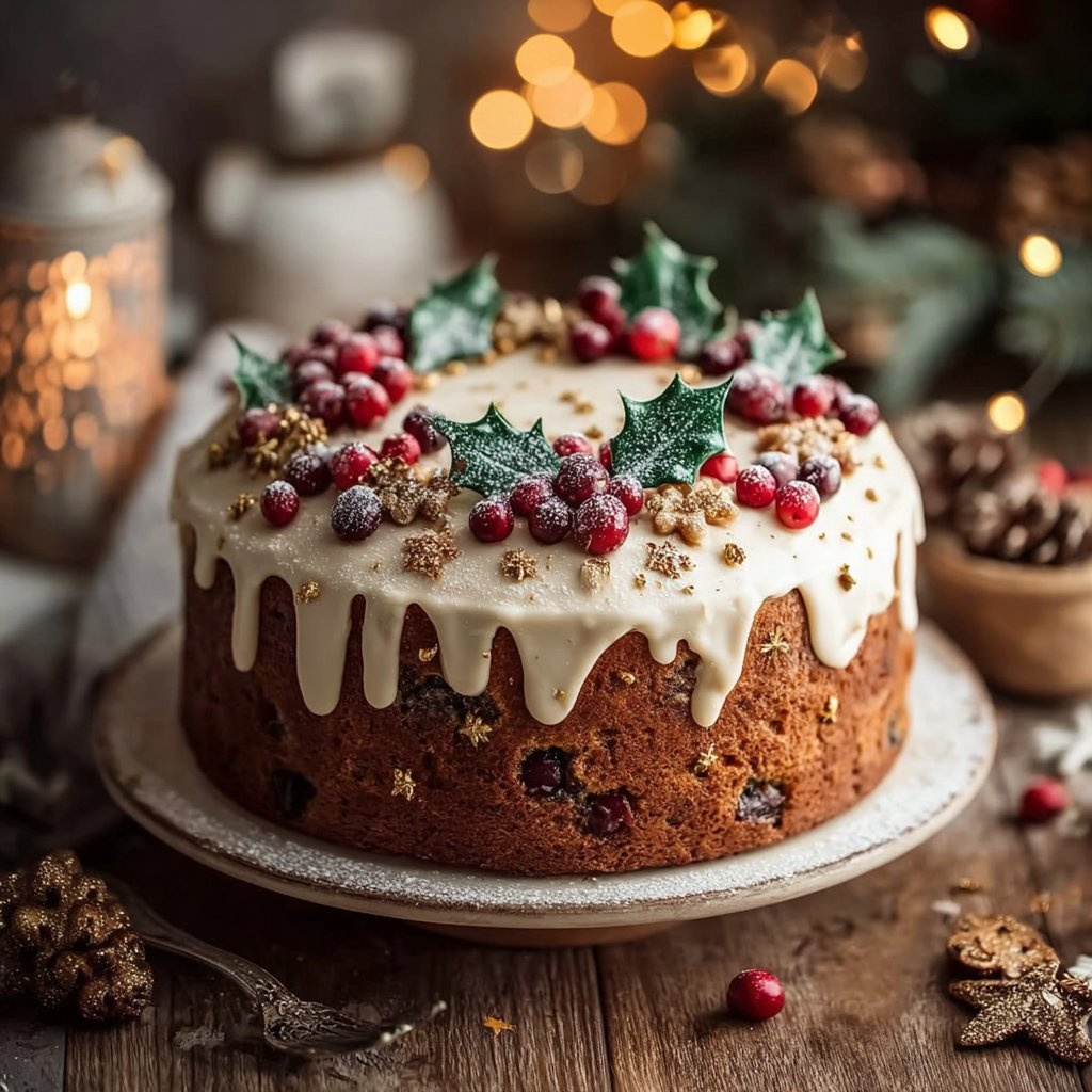 Christmas Cake – A Festive Masterpiece Bursting with Holiday Flavors and Joy!
