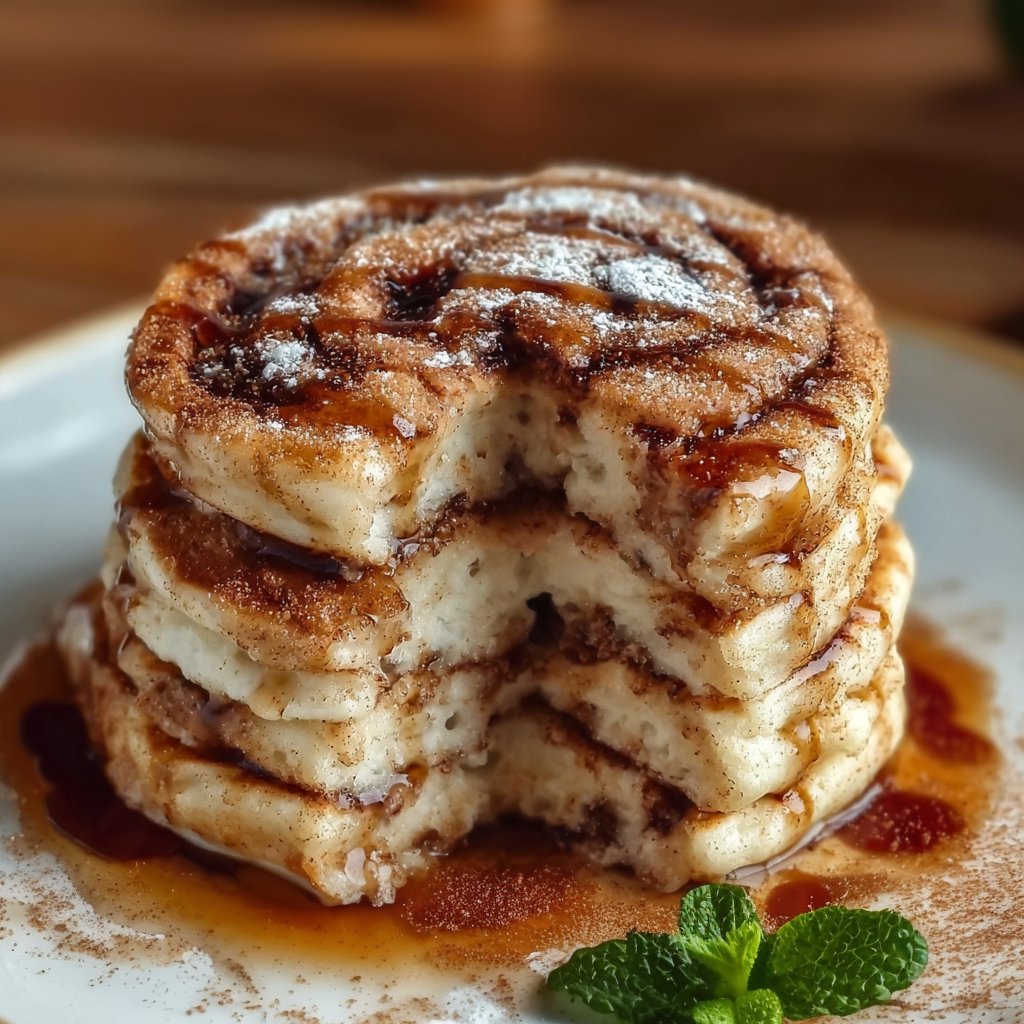 Cinnamon Roll Pancakes Recipe for a Decadent Brunch Delight