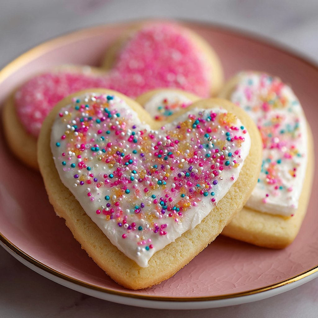 The Best Valentine Sugar Cookies