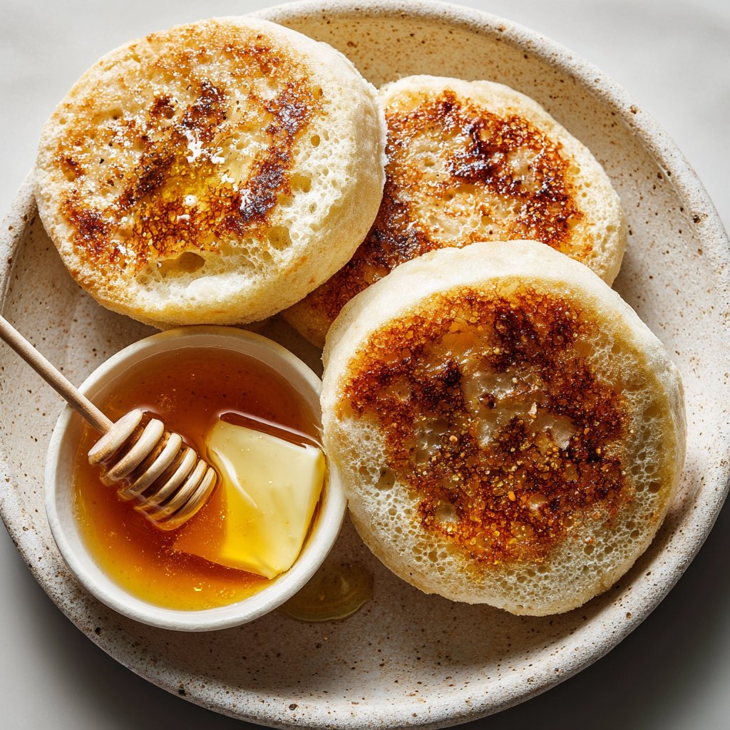 Sourdough Discard English Muffins – Easy, Tangy, Golden Perfection