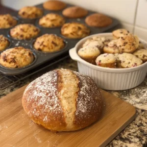 Delicious 30-minute recipes made with sourdough discard for easy baking.