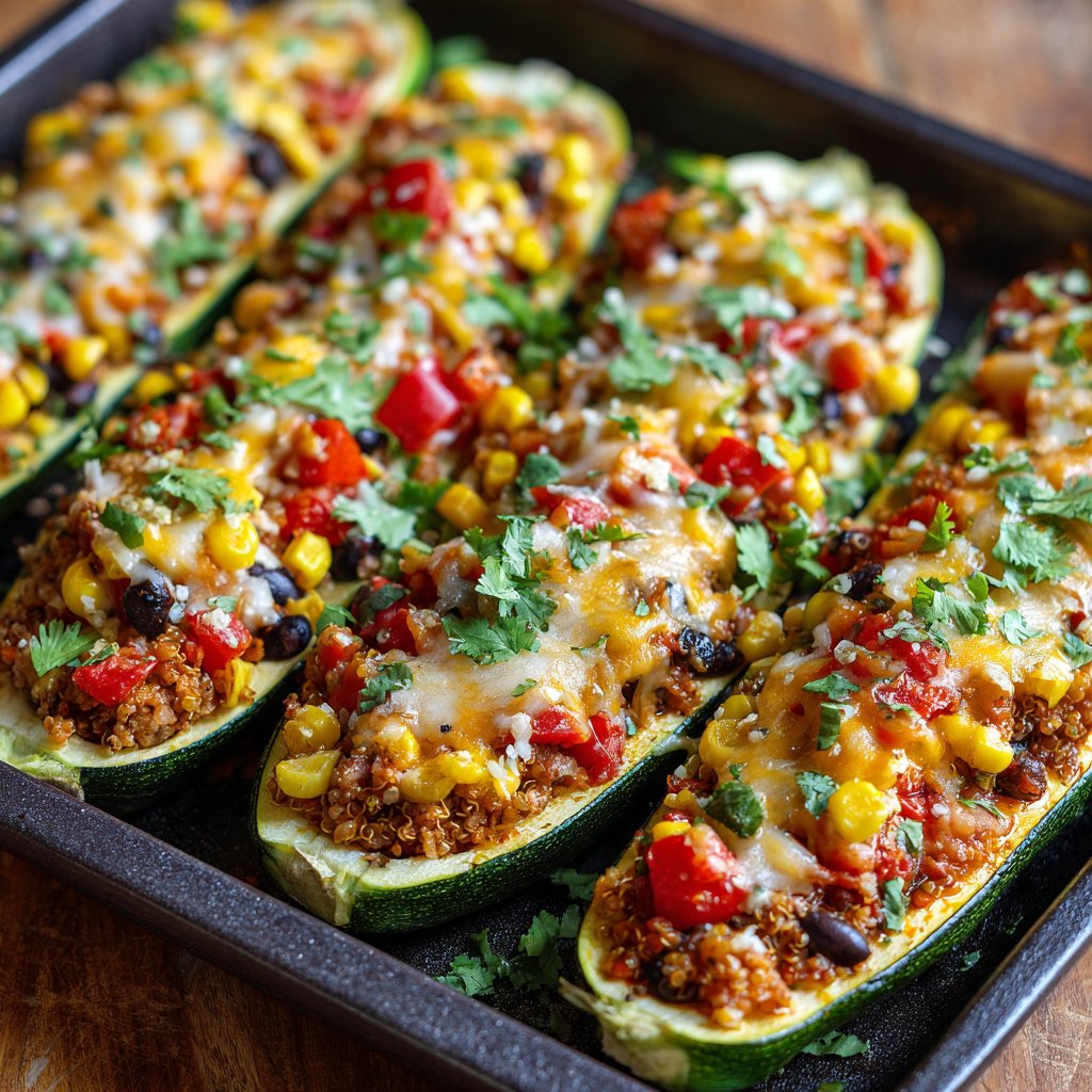 Stuffed Zucchini Boats