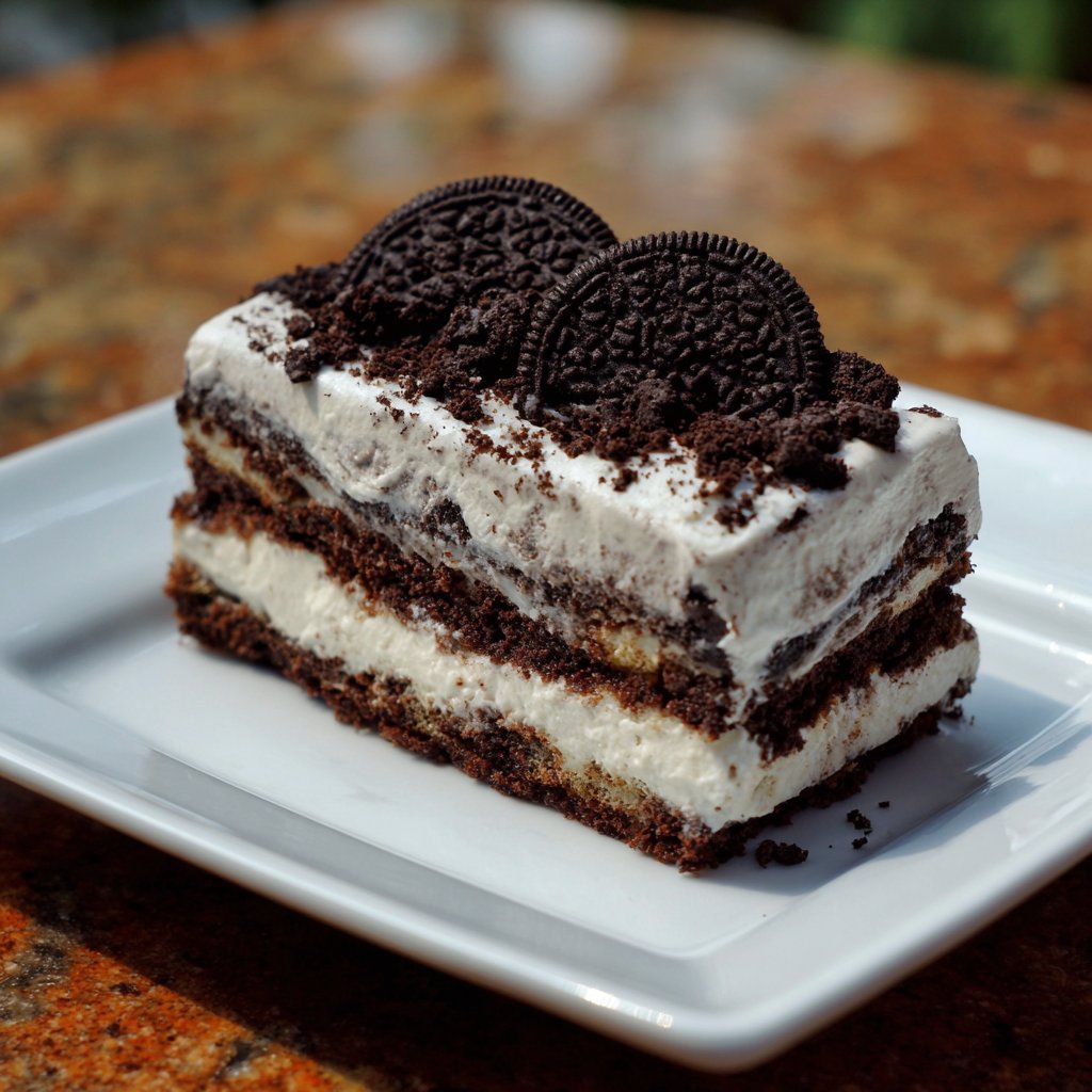 Oreo Icebox Cake
