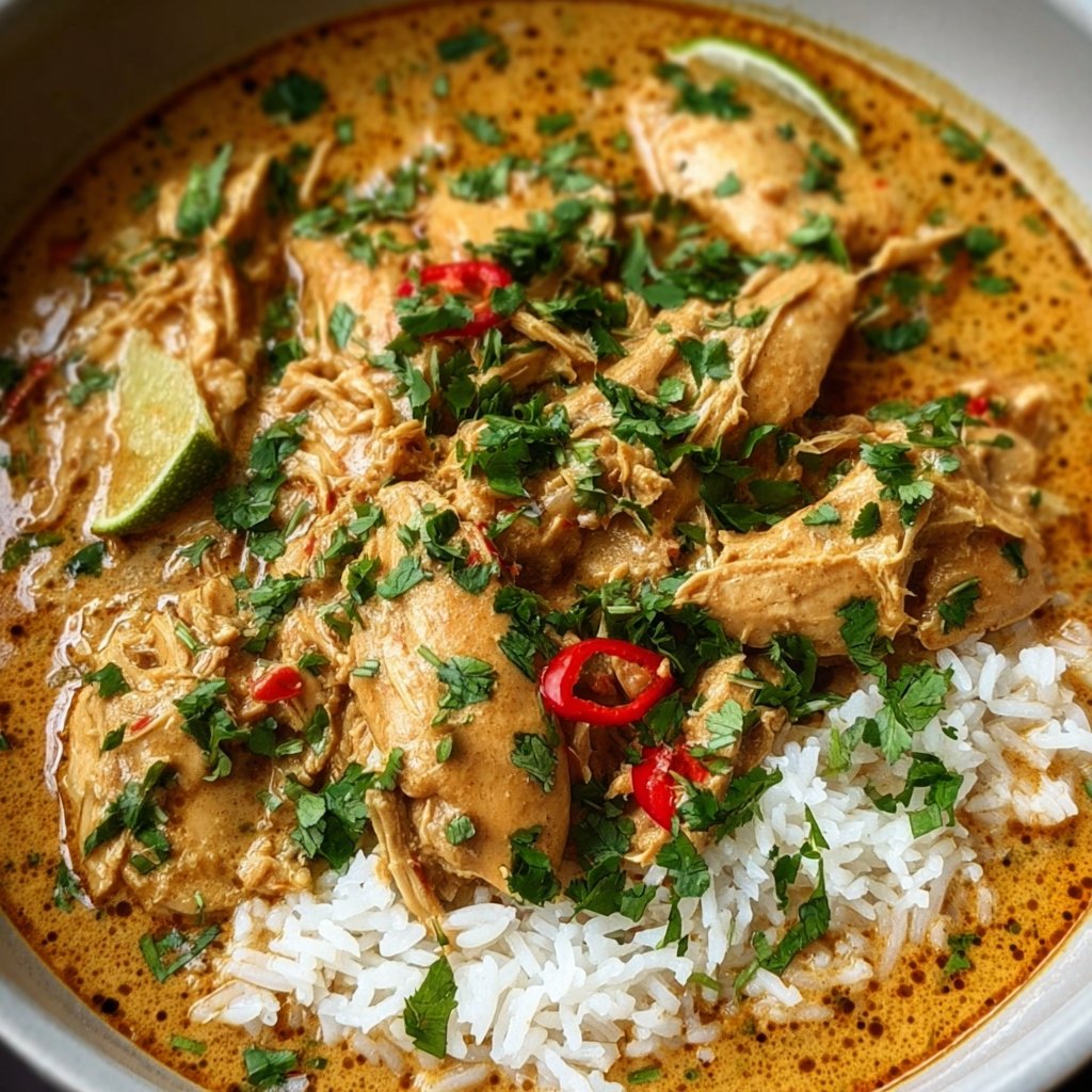 Crockpot Takeout-Style Satay Chicken