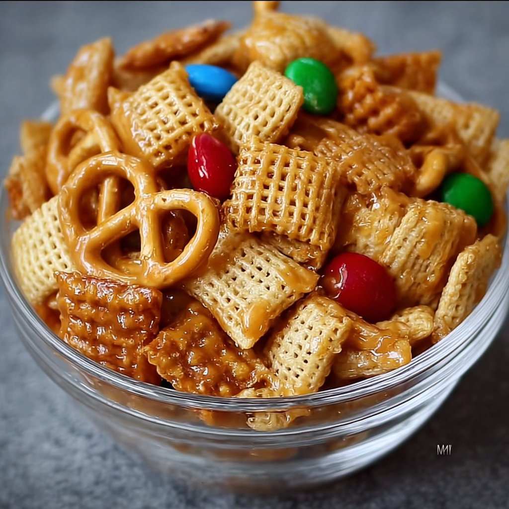 Buttery Salted Caramel Chex Mix