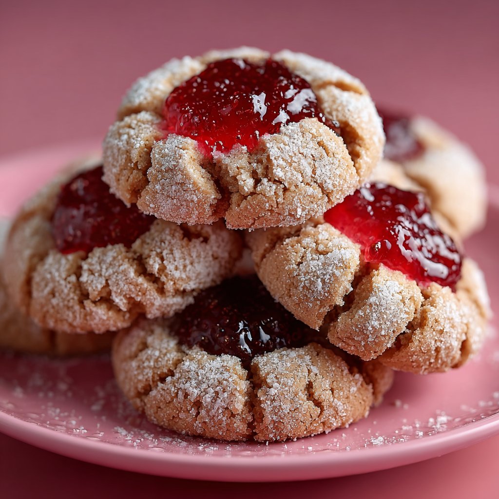 Strawberry Kiss Cookies Recipe