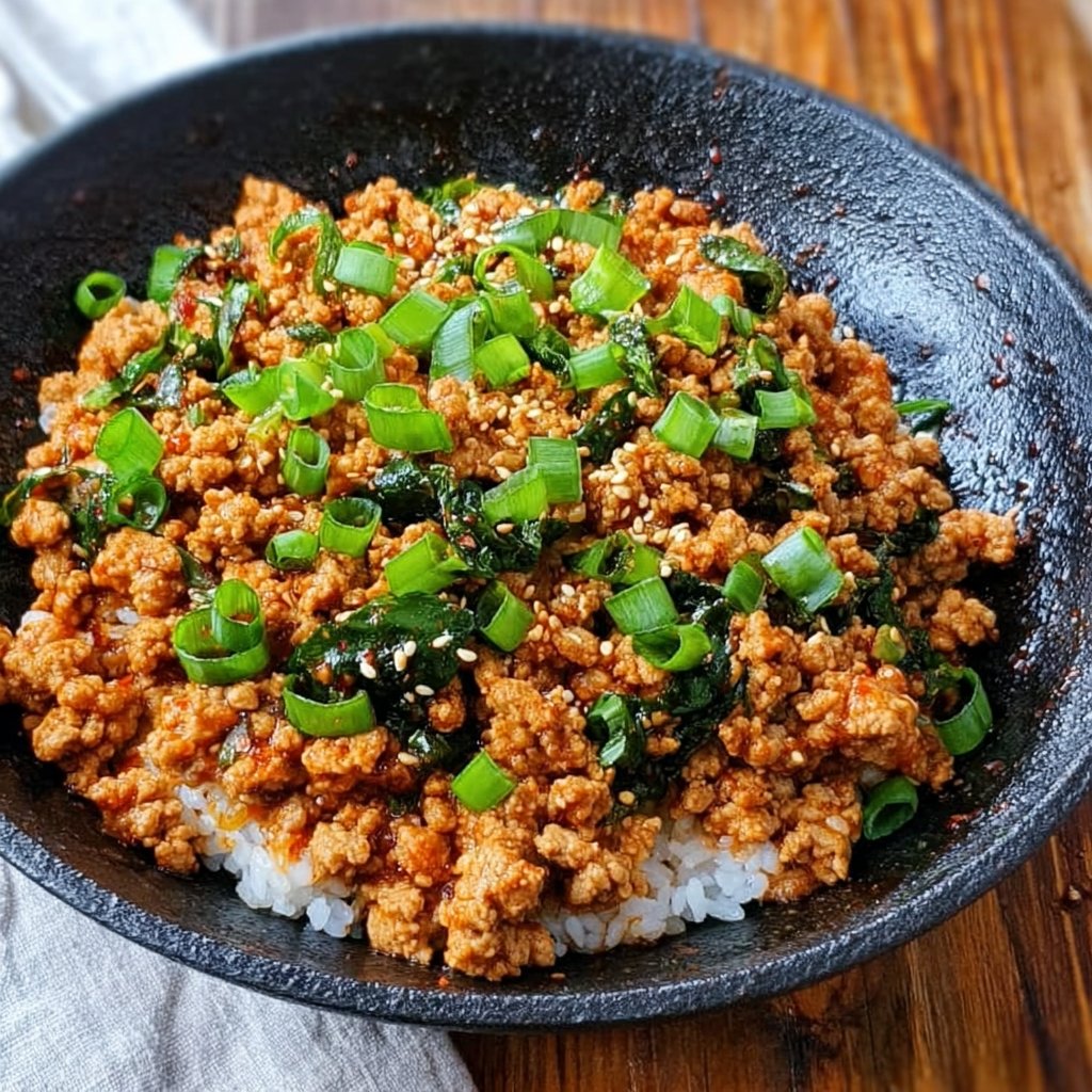Ground Turkey Korean-Style