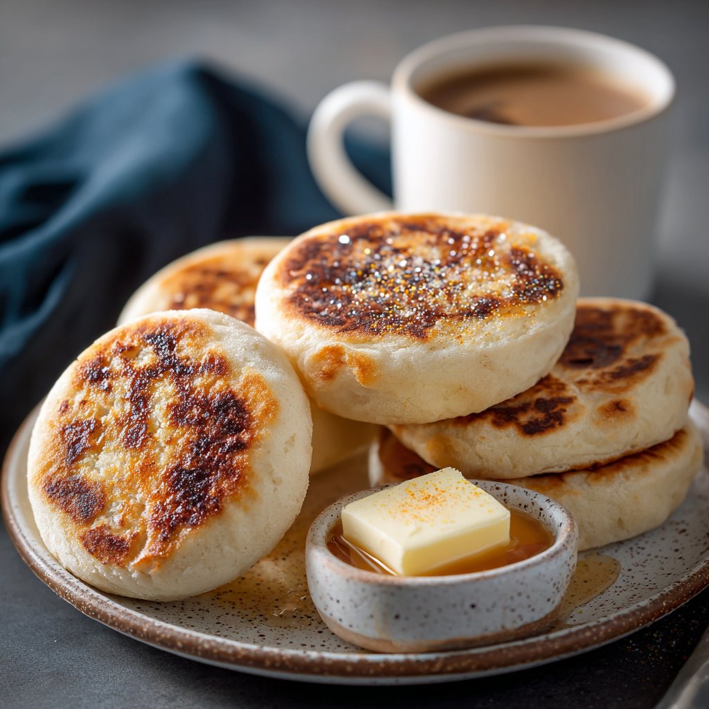 Sourdough English Muffins