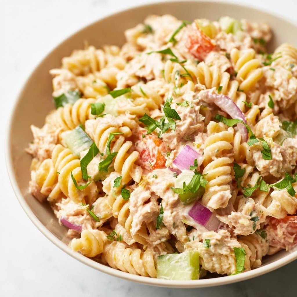 Healthy Tuna Pasta Salad