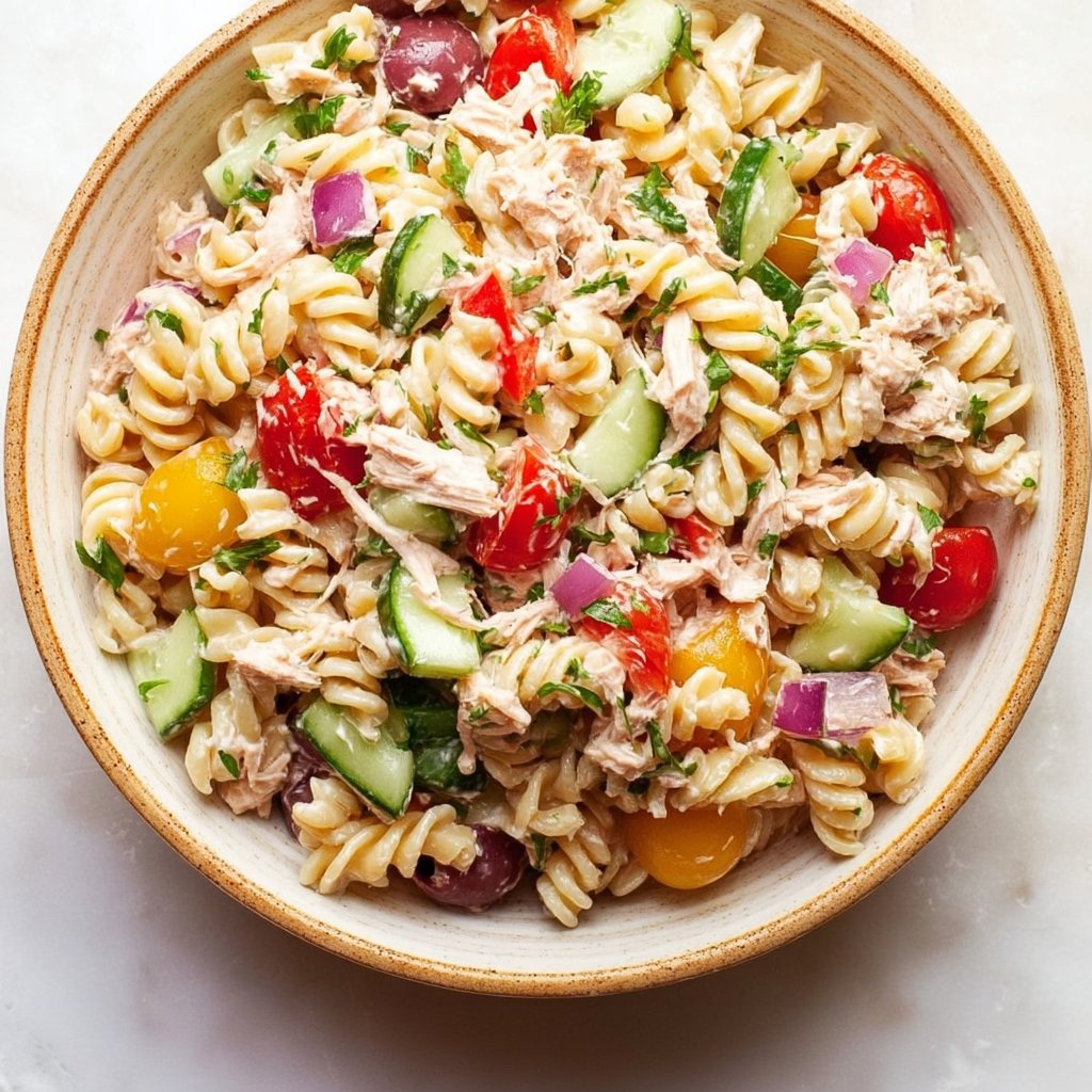 Meal Prep Tuna Pasta Salad