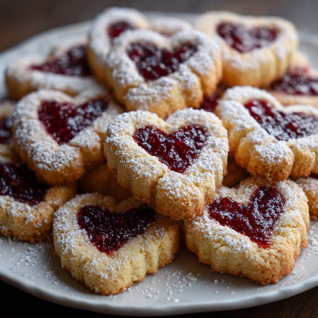 Heart Jam Cookies
