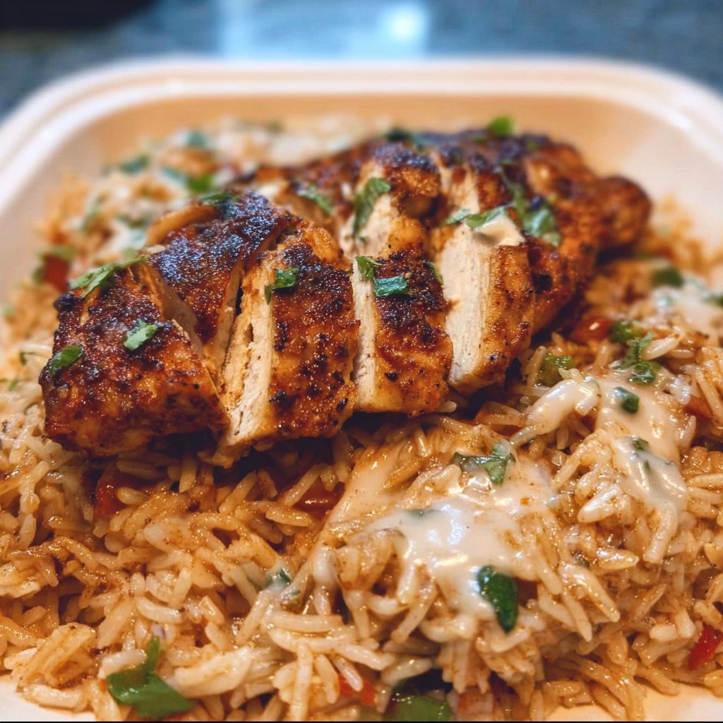 Healthy Cajun Chicken and Rice