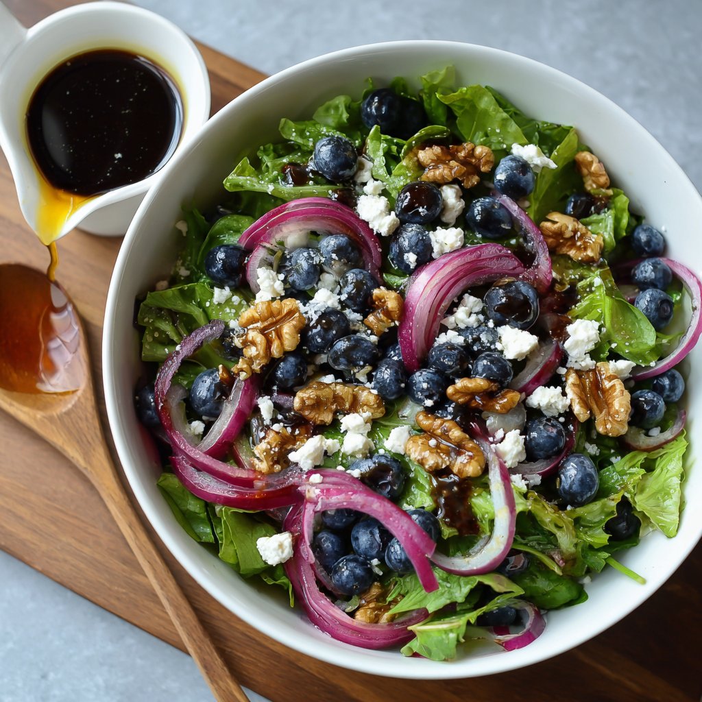 Blueberry Goat Cheese Salad