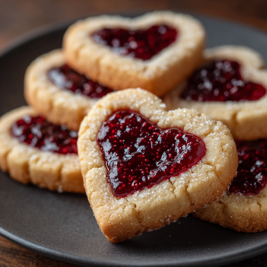 Heart Jam Cookies Recipe