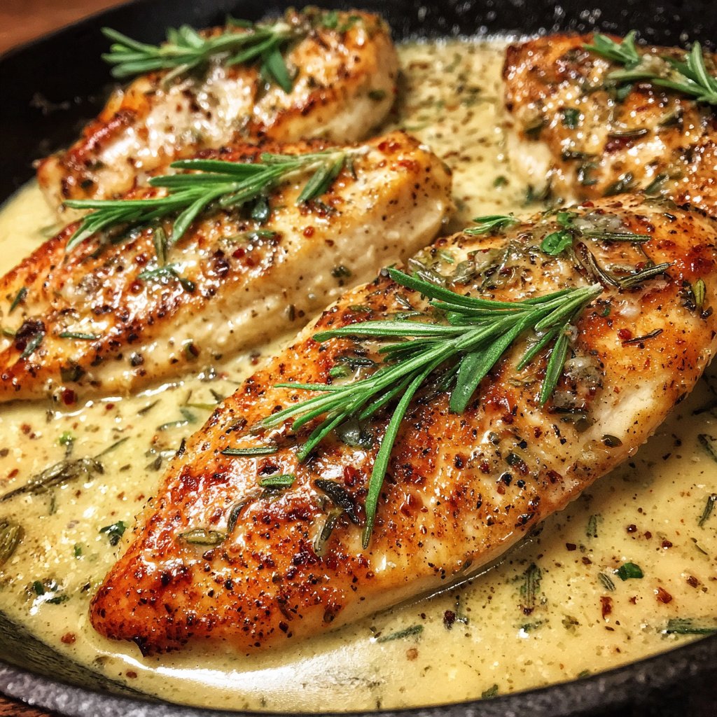 Honey Garlic Cream Chicken
