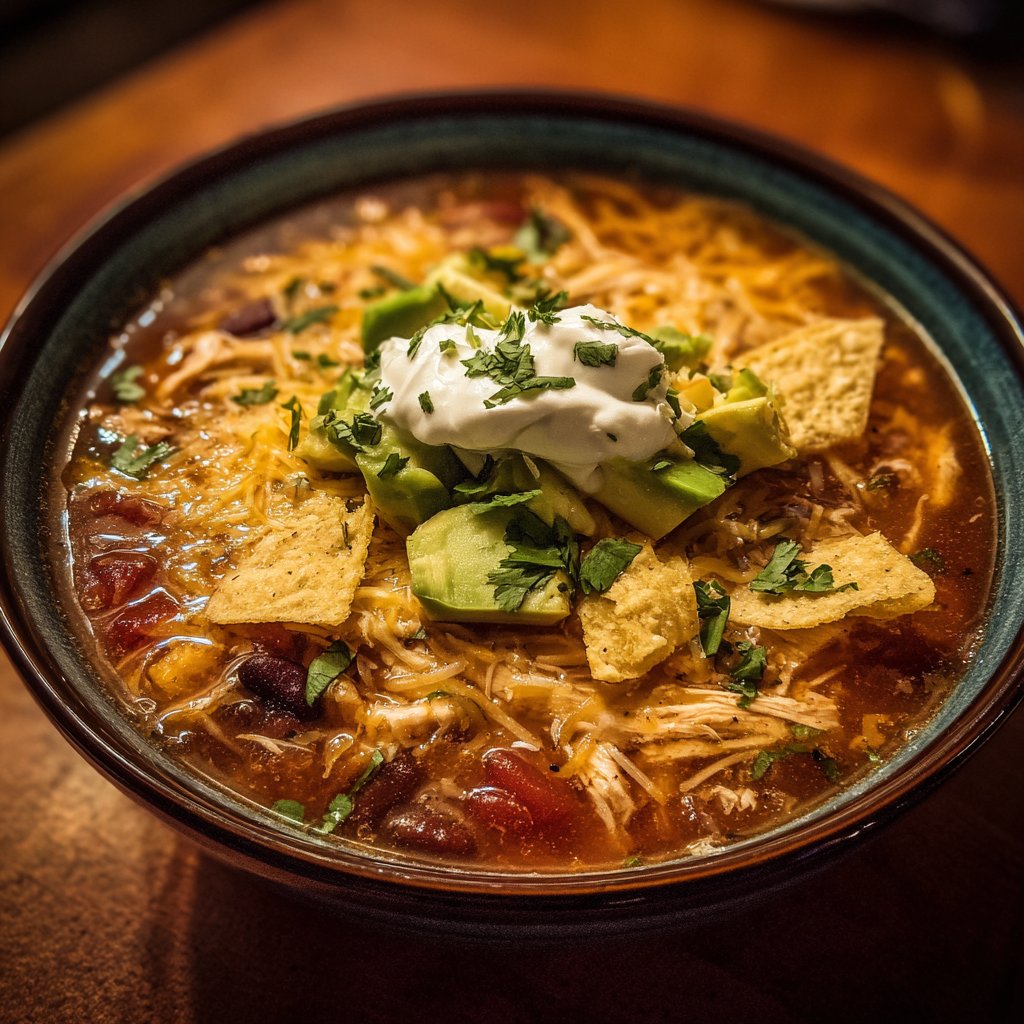 Comforting Poblano Chicken Tortilla Soup for Cozy Nights