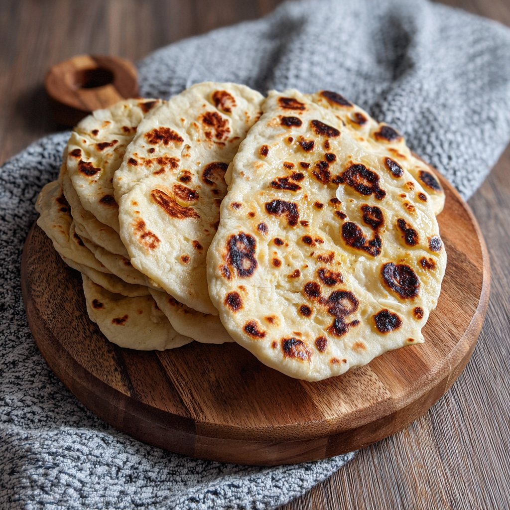 Sourdough Discard Naan